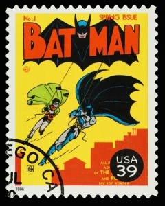 United States Superhero Postage Stamp