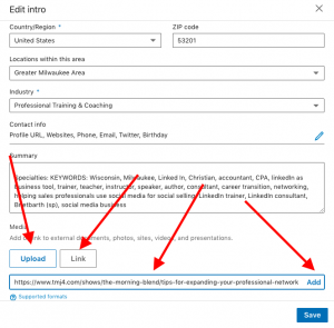 How to Insert Links in Descriptions