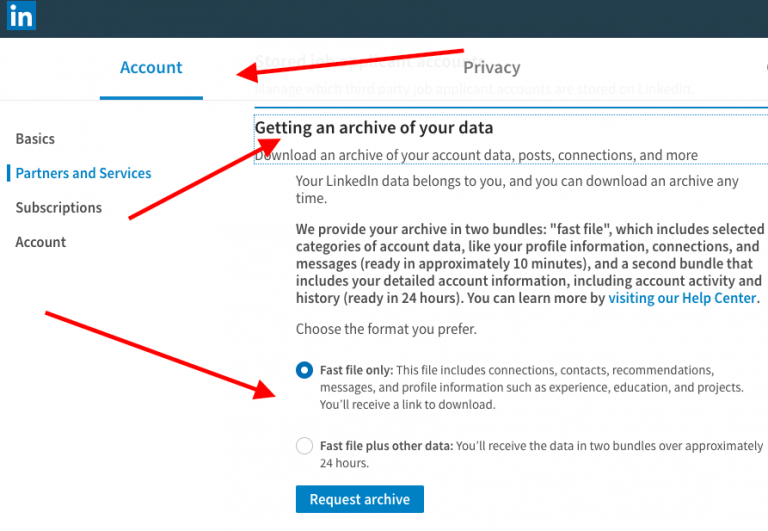 How to Easily Download Your LinkedIn Connections for FREE - Wayne ...